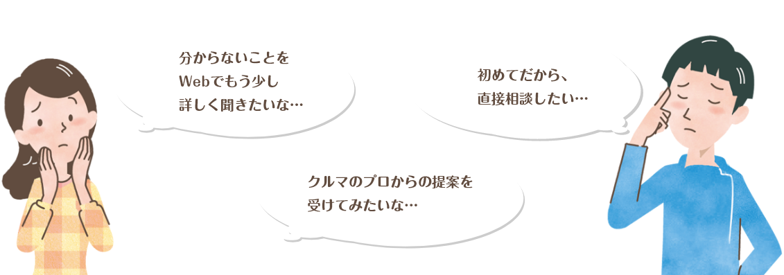 まだよくわからないときや、他にもギモンがあるときは…？
